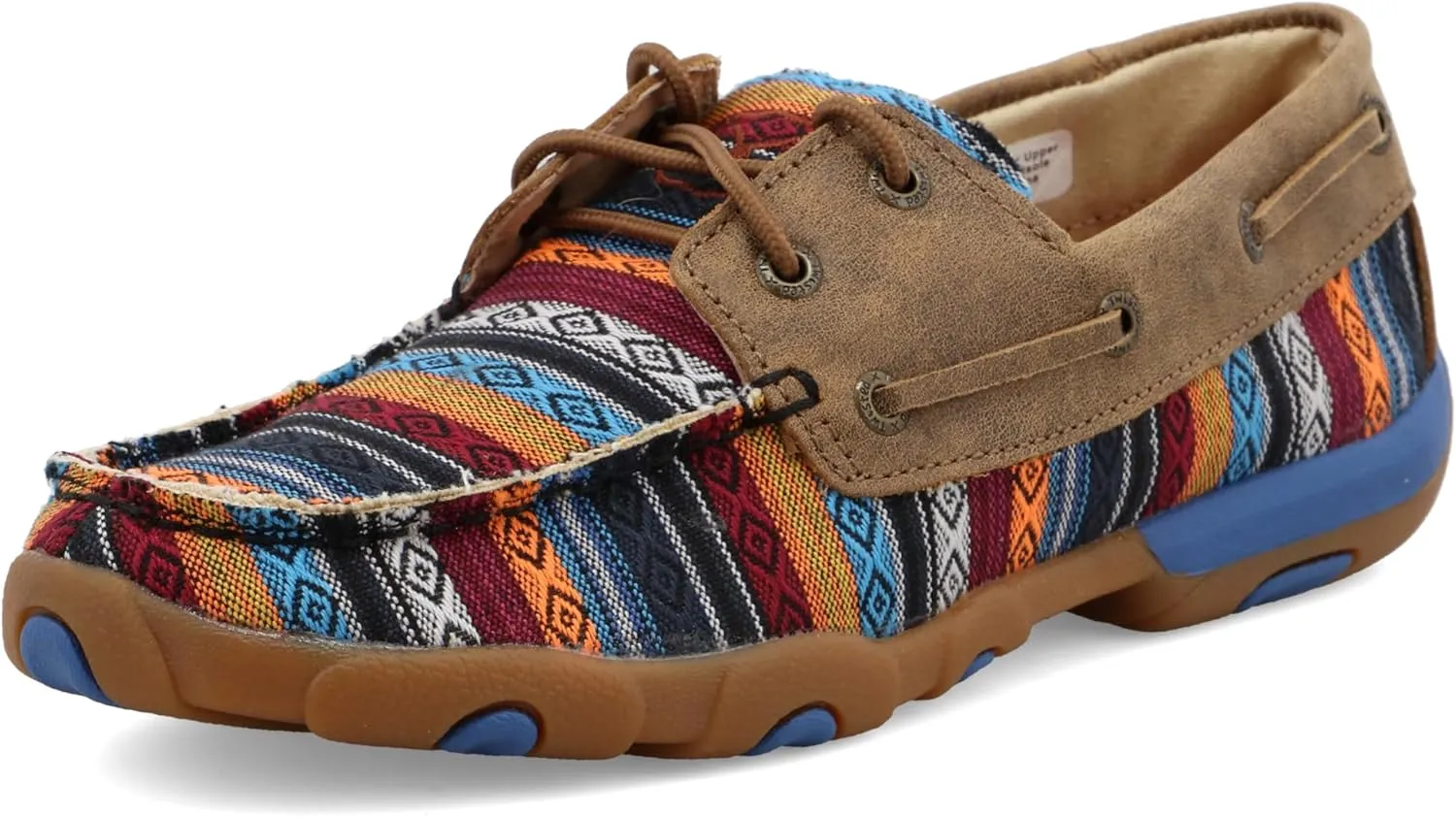 Twisted X Women's Boat Shoe Driving Moc, Moc Toe