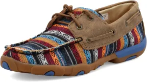 Twisted X Women's Boat Shoe Driving Moc, Moc Toe