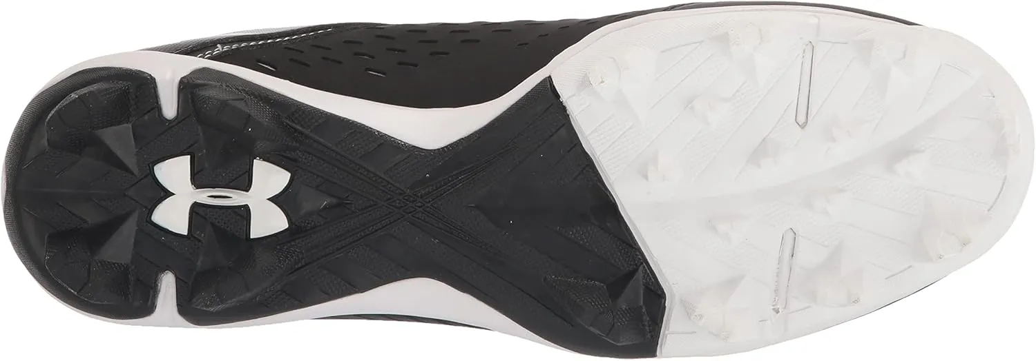 Under Armour Men's Leadoff Mid Rubber Molded Baseball Cleat Shoe