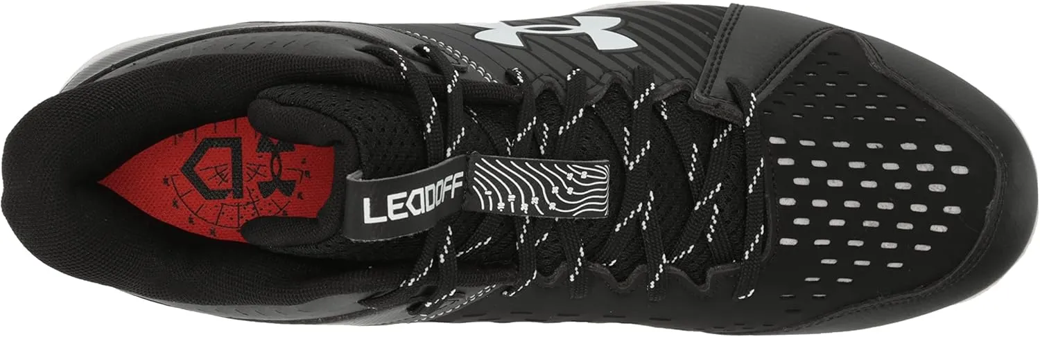 Under Armour Men's Leadoff Mid Rubber Molded Baseball Cleat Shoe
