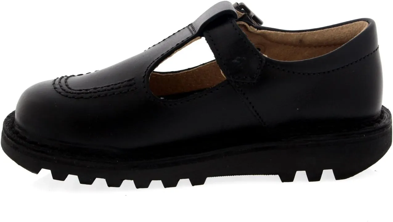 Unisex Kids Junior Kickers Kick T Leather Back to School Boot Shoes