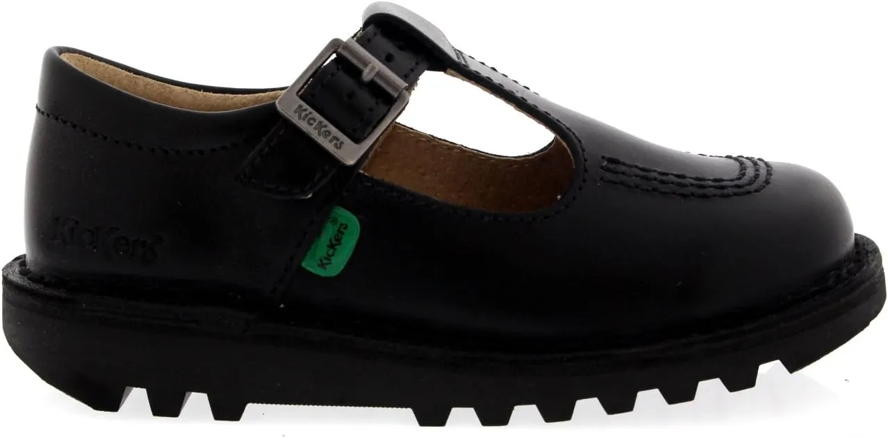 Unisex Kids Junior Kickers Kick T Leather Back to School Boot Shoes