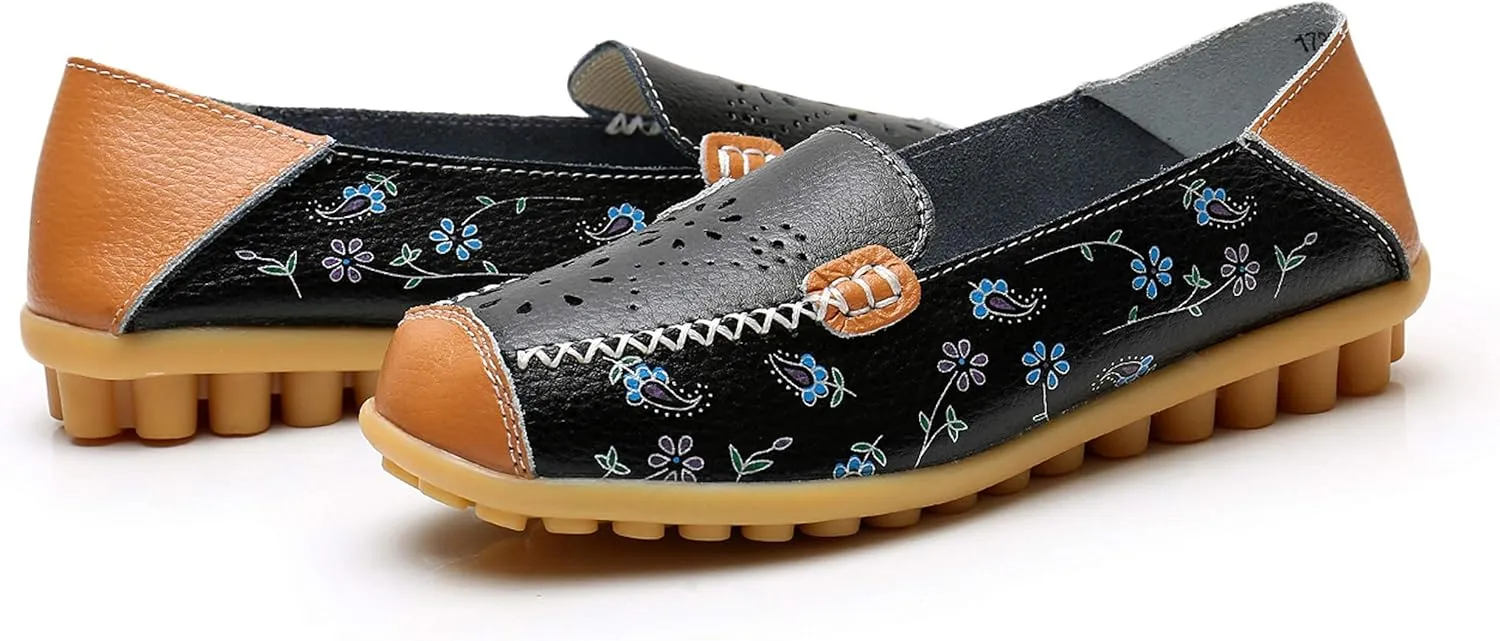 VenusCelia Women's Comfort Walking Boat Shoe