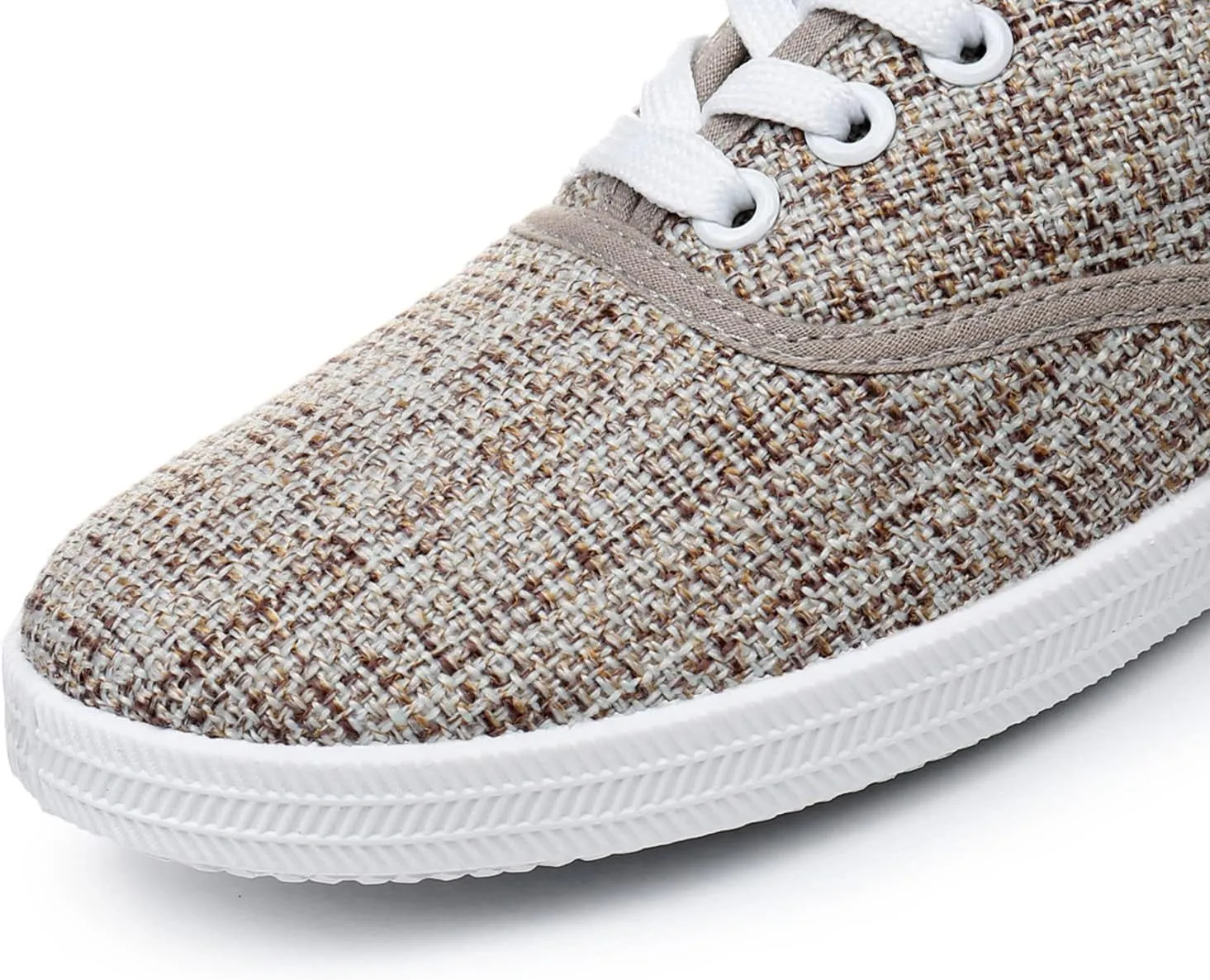VenusCelia Women's Rainbow Lace Up Sneaker Shoes