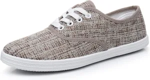 VenusCelia Women's Rainbow Lace Up Sneaker Shoes
