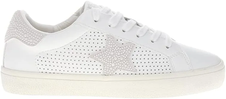 Vintage Havana Womens Gadol Perforated Lace Up Sneakers Shoes Casual - White