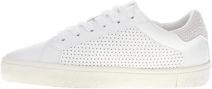 Vintage Havana Womens Gadol Perforated Lace Up Sneakers Shoes Casual - White