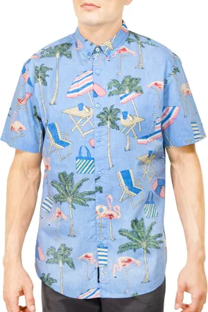 Visive Mens Short Sleeve Button Down Printed Shirts - Over 45 Novelty Prints Sizes S - 4XL