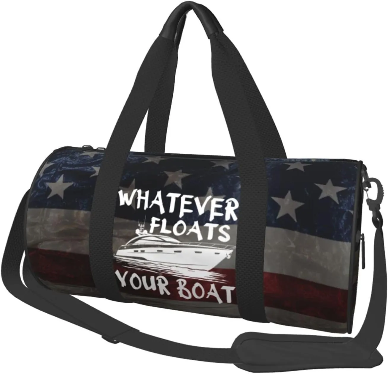 Whatever Floats Your Boat Duffel Bag Gym Bag Travel Sports Tote Large Foldable Beach Swim Yoga2