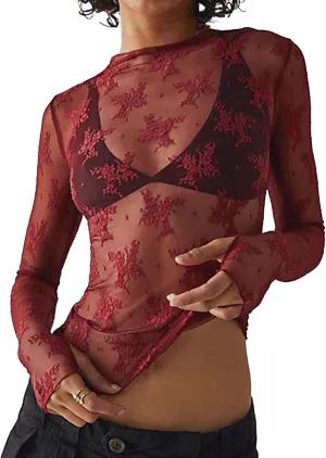 Women Lace Bolero Shrug See Through Floral Cardigan Sheer Mesh Cropped Y2K Going Out Tops