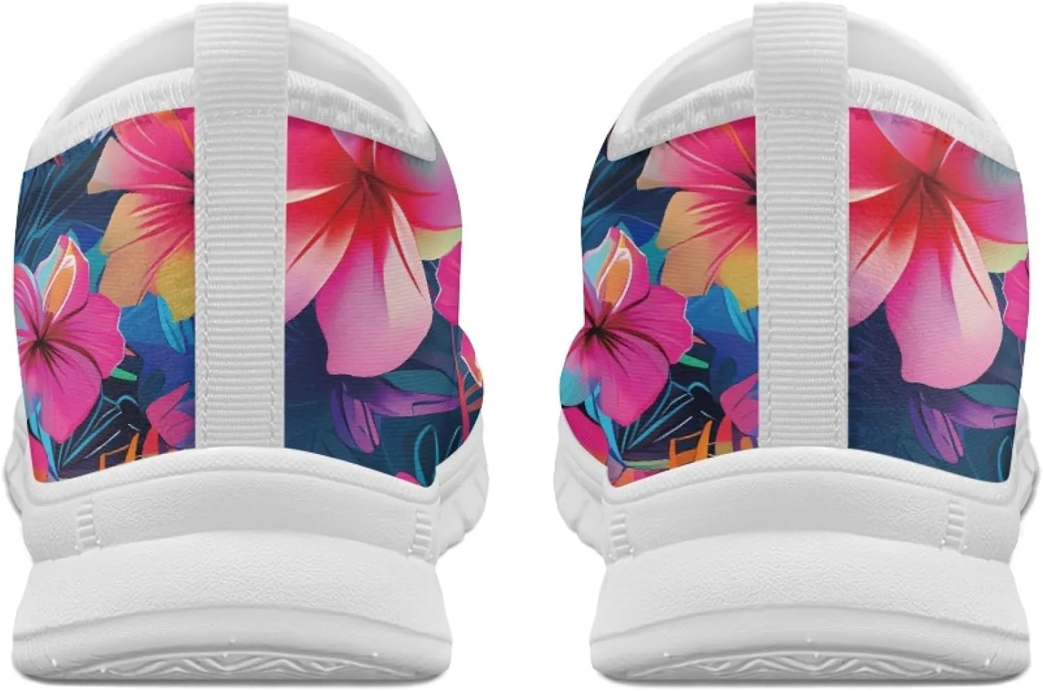 Women's Slip-On Walking Shoes Breathable Mesh Sneakers Casual Shoes
