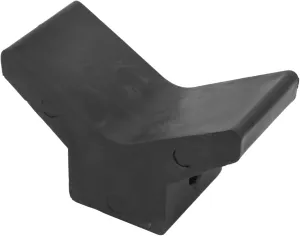 Y Span Boat Trailer Bow Stop Block Trailer, Rubber Bow Stop Non Marking Rubber Bow Y Block, 4 in. x 4 in. x 0.5 in Boat Trailer Y Bow Stop for Ski Boats, Fishing Boats