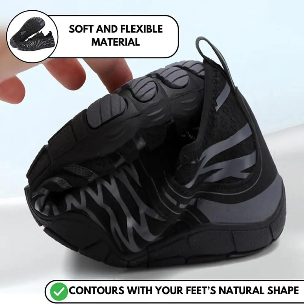 Zureto Hike Barefoot Shoes Womens Mens, Unisex Healthy Non-Slip Barefoot Grounded Shoes
